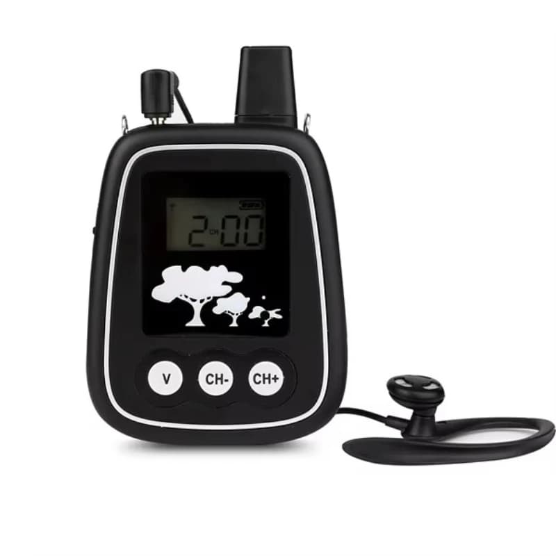 Sistema di addestramento equestre con walkie-talkie digitale wireless bidirezionale
