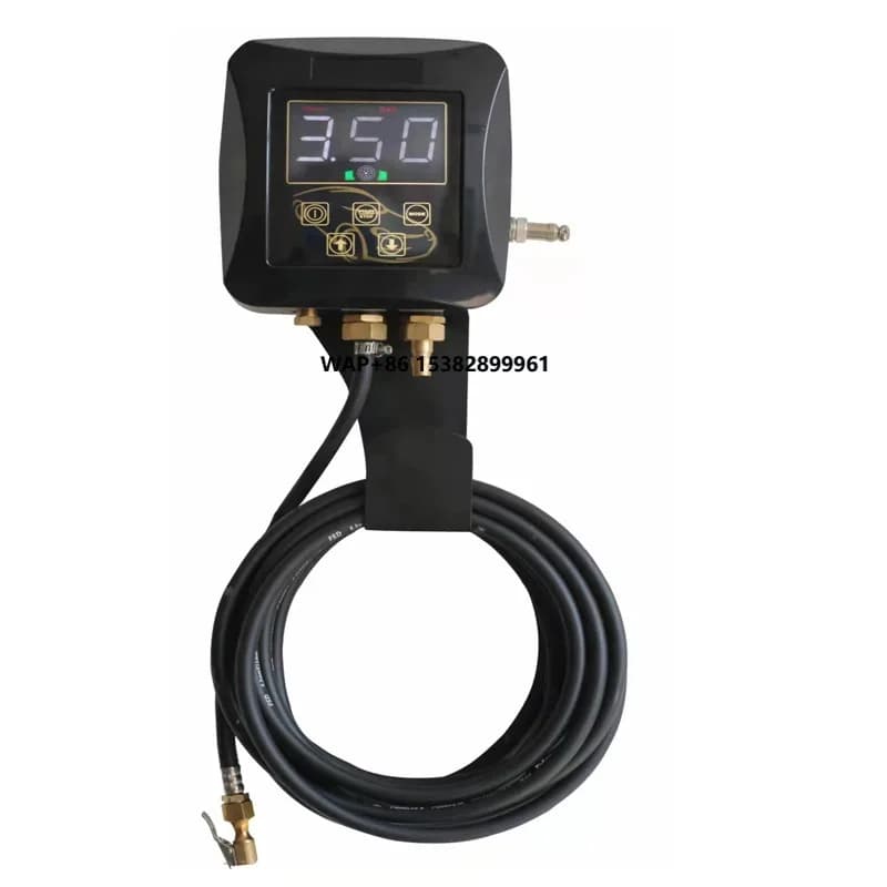 Compressore d'Aria Portatile da Parete per Auto, Gonfiatore Digitale Automatico Elettrico per Pneumatici, Certificato CE, Realizzato in Plastica Resistente