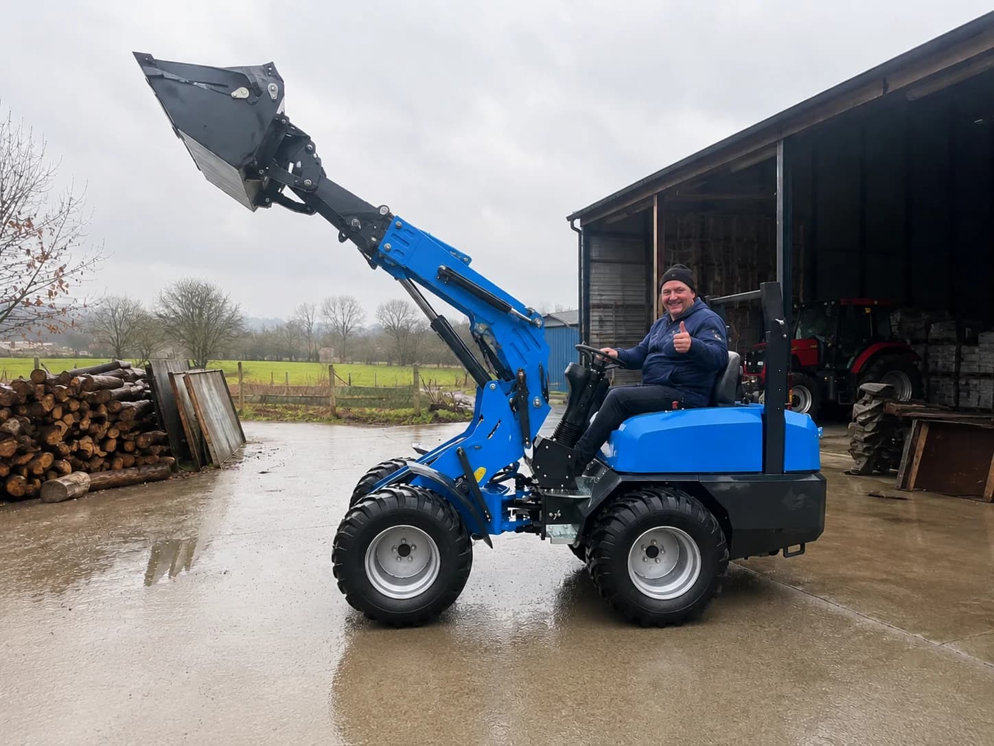 KZL918 Compact Telescopic Loader Custom CE Euro 5 Agricultural Loading Equipment for Bulk Material Handling Tasks