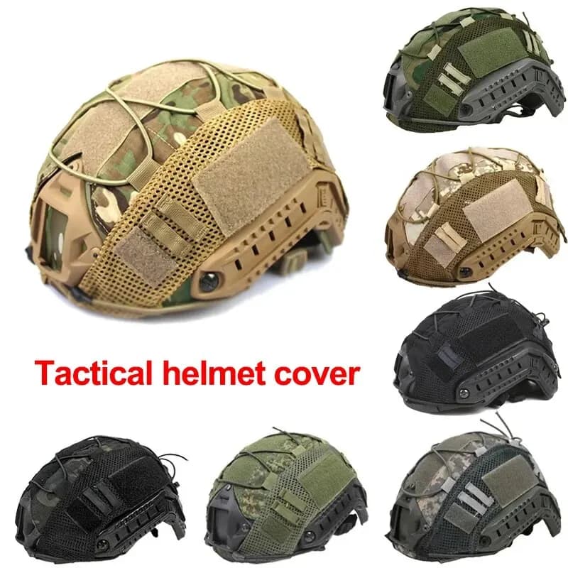 FD 1pcs FAST Helmet Cover for Fast MH PJ BJ Helmet Airsoft Paintball Helmet Cover Accessories Cycling Net