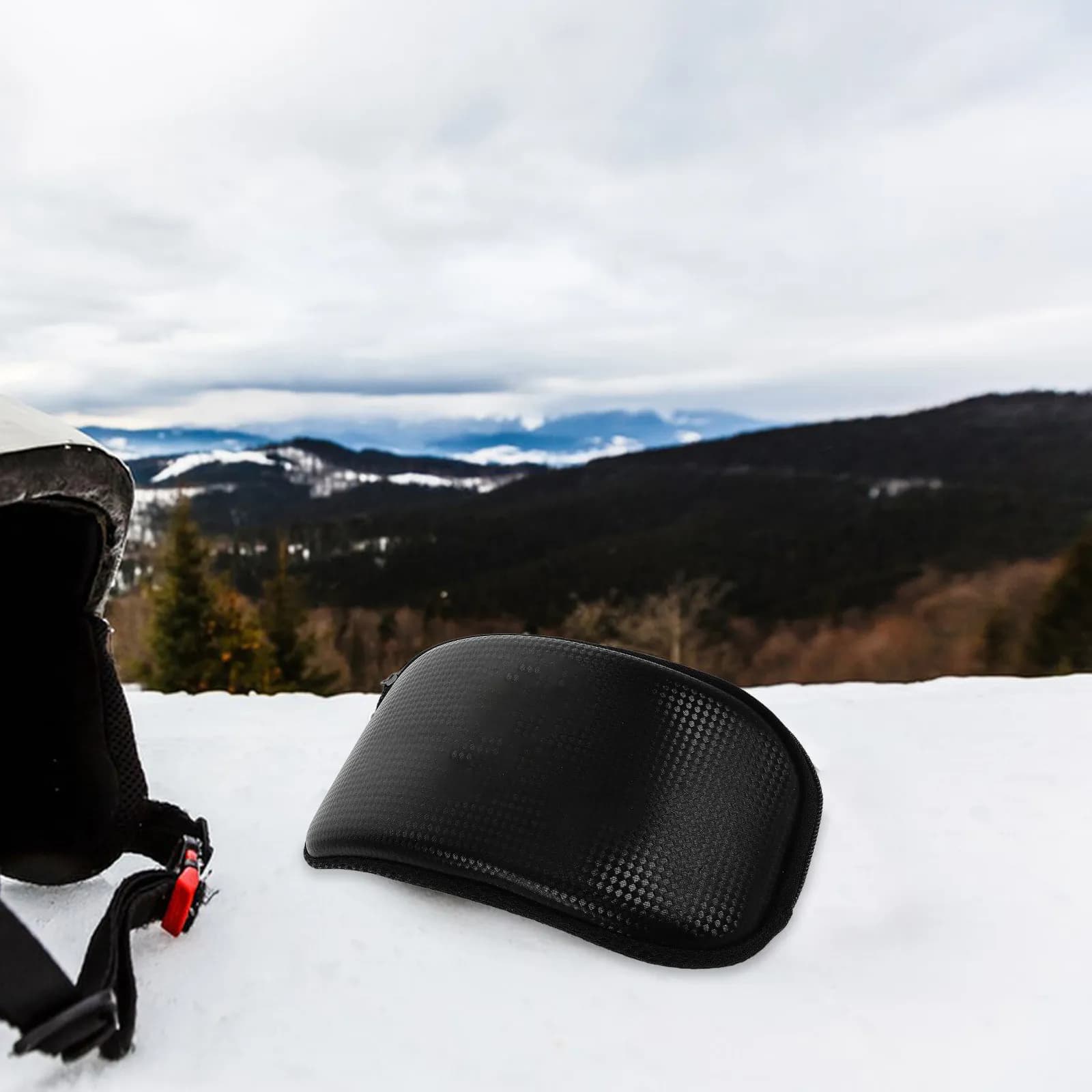 Custodia Rinforzata in EVA per Occhiali da Moto Cross-Country Vintage, Scatola Protettiva per Occhiali Sportivi, Protezione Lenti Sci Snowboard