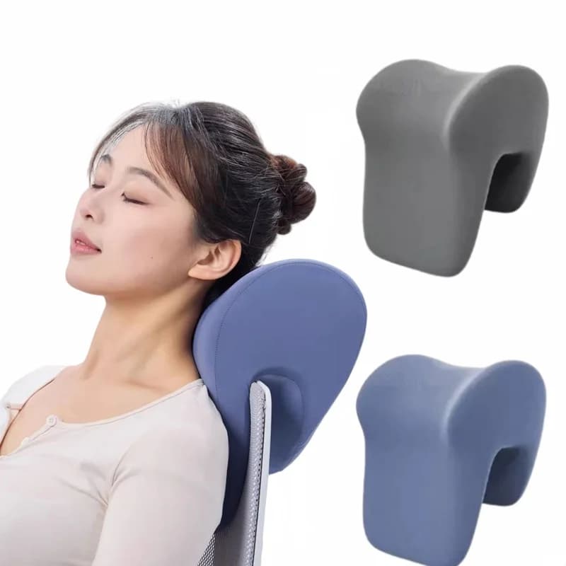 Poggiatesta per sedia da ufficio Cuscino ergonomico in memory foam Cuscino per dormire Supporto per la vita Cuscino per il collo Cuscini per pisolino Schienale per sedia da gioco