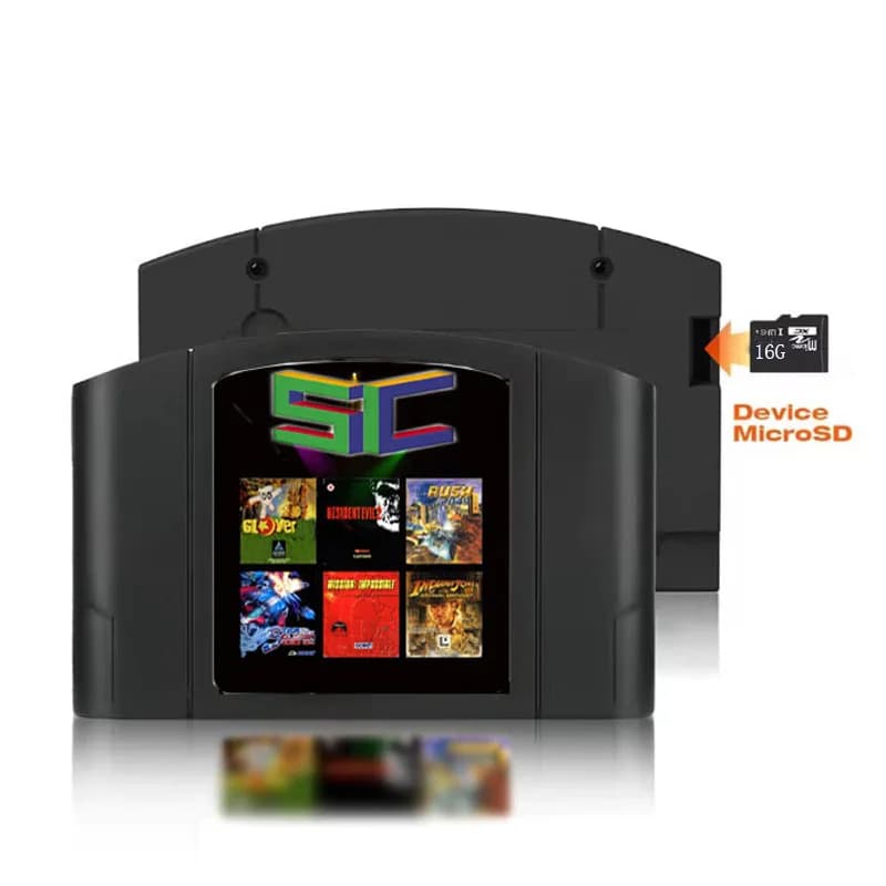 SUMMER FLASH 64 SC64 Cartuccia di gioco Open Source N64 3000 in 1 per Nintendo 64, compatibile con giochi 64DD