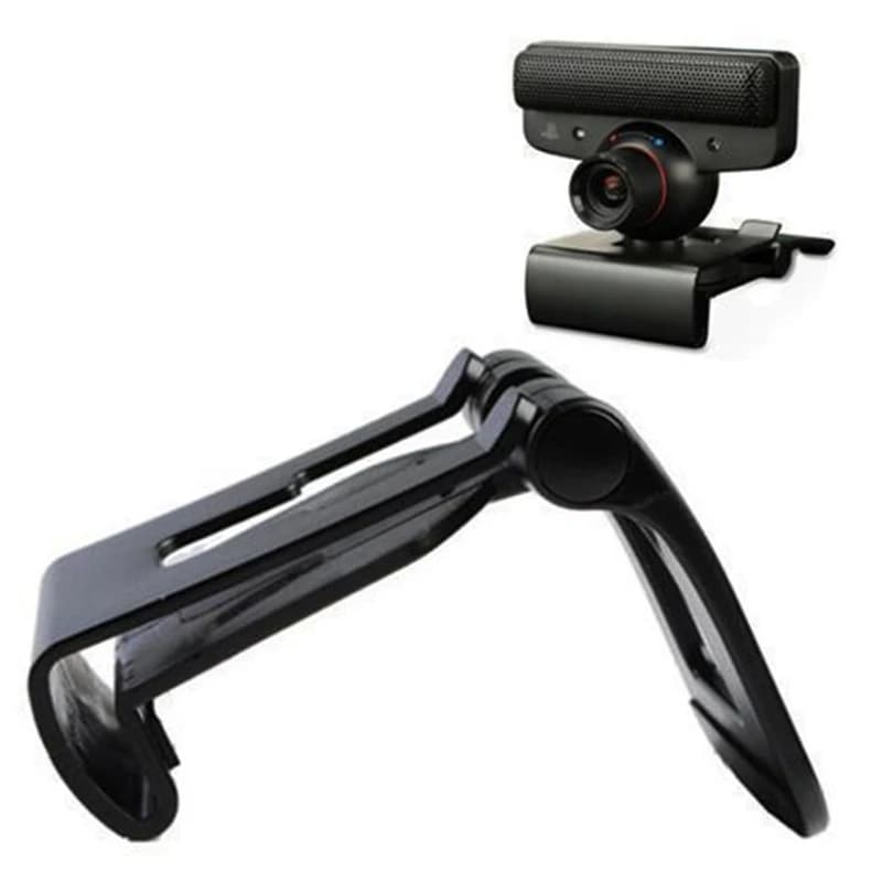 Per PS EYE TV Supporto per clip Supporto per PS3 MOVE Xbox Camera Giochi Controller Staffa fissa Accessori per videocamera Nero