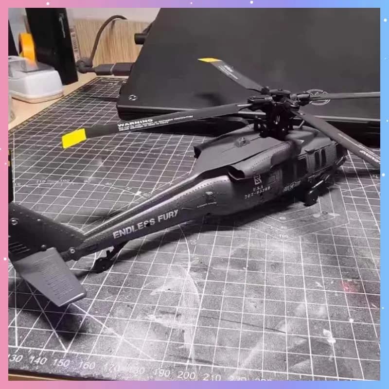 U9901 RC Elicottero 2.4G Simulazione a sei canali Drone senza spazzole Posizionamento del flusso ottico Modello di elicottero invertito con un clic