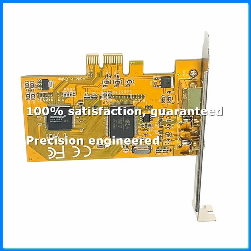 PCIE to AV 878A Video Capture Card PCIE Surveillance HD Image 640x480 2 PORTS AV Svhs Terminal Connector Capture Card-ABWO