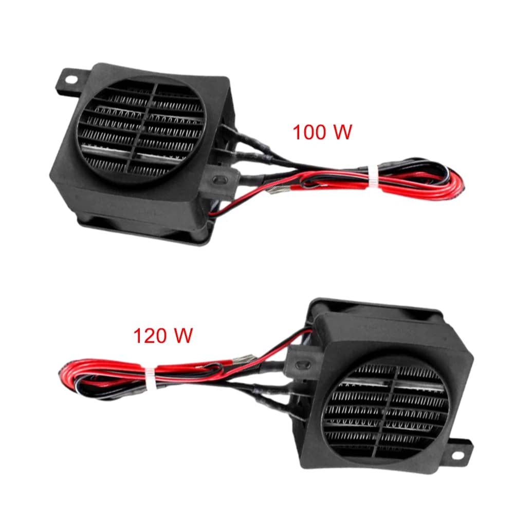 Riscaldatori per asciugatrici 12 V CC 100 W/120 W Umidificatori riscaldanti PTC a risparmio energetico con elemento riscaldante a temperatura costante