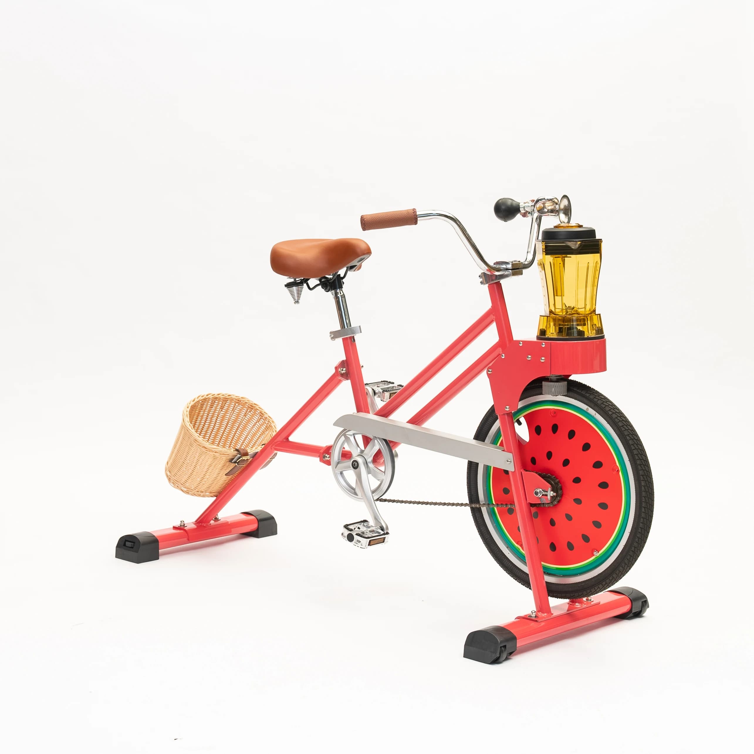 Generatore di Gelato e Frullati Commerciale a Pedali per Bambini ATV&UTVEXI 2025 per Bici da Spiaggia, Biciclette Senza Pedali e Frullatori in Plastica