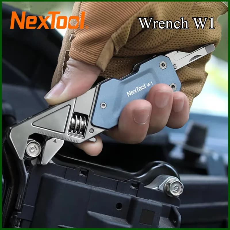 NexTool 6 In 1 Chiave W1 Chiave Multitool Regolabile EDC Kit di Strumenti Tascabili Set di Punte per Cacciavite Coltello Pieghevole Utensili A Mano