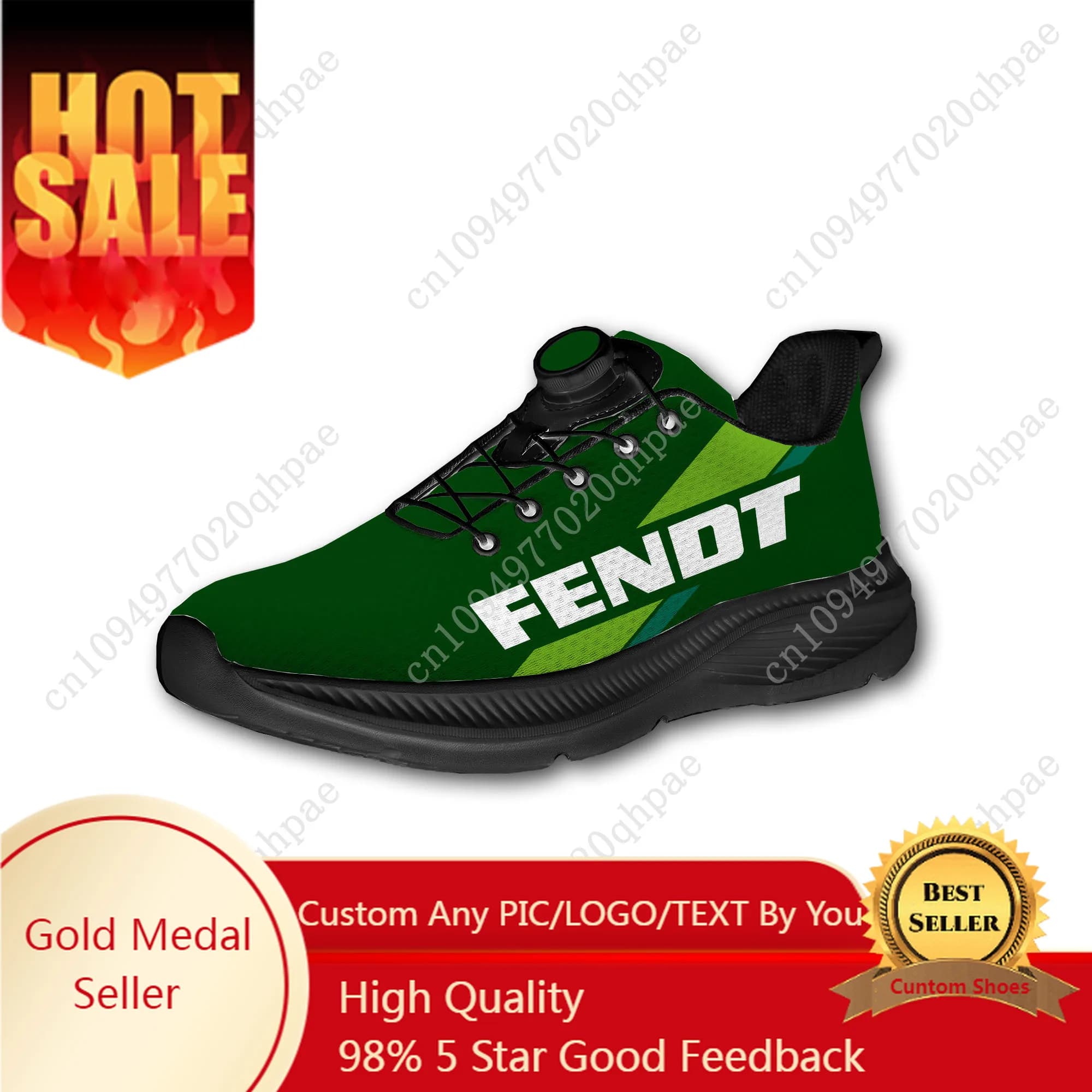 Fendt Running Shoes for Men and Women with Laceless Rotating Closing System, Breathable Sneakers Read Customizable for Open Sport