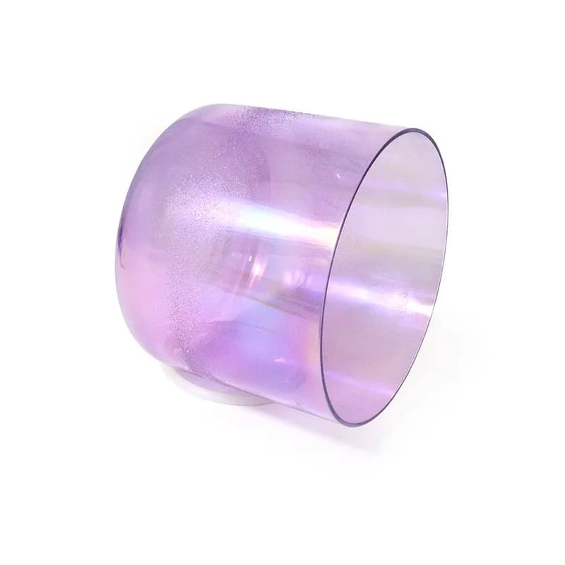 Purple Quicksand Crystal Singing Bowl Music Bowl Crystal Bowl Yoga Stress Reduction Sound Therapy Percussion Instrument
