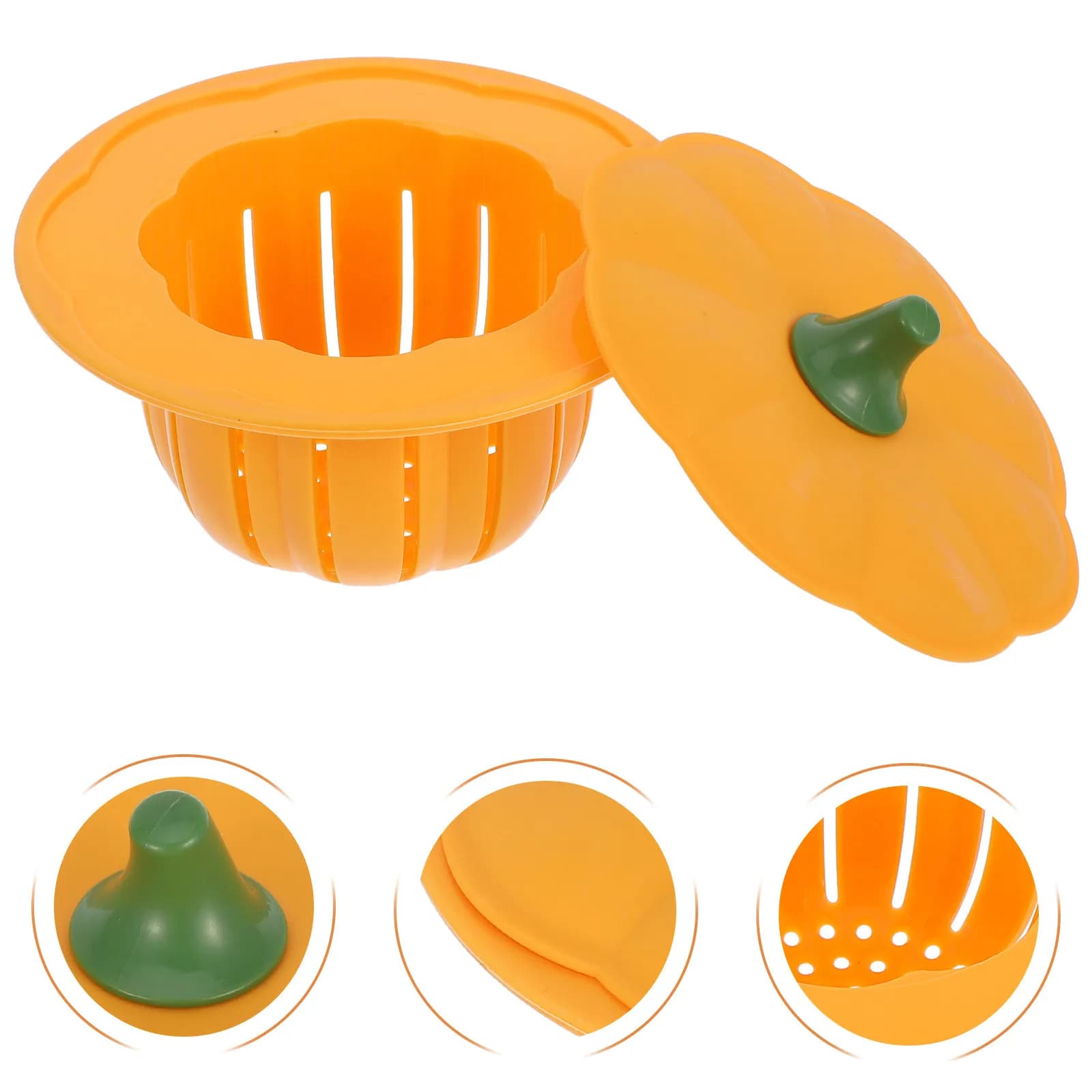Filtro universale a rete per lavello da cucina a forma di zucca, raccoglitore di rifiuti alimentari, cestello collettore di detriti per scarico
