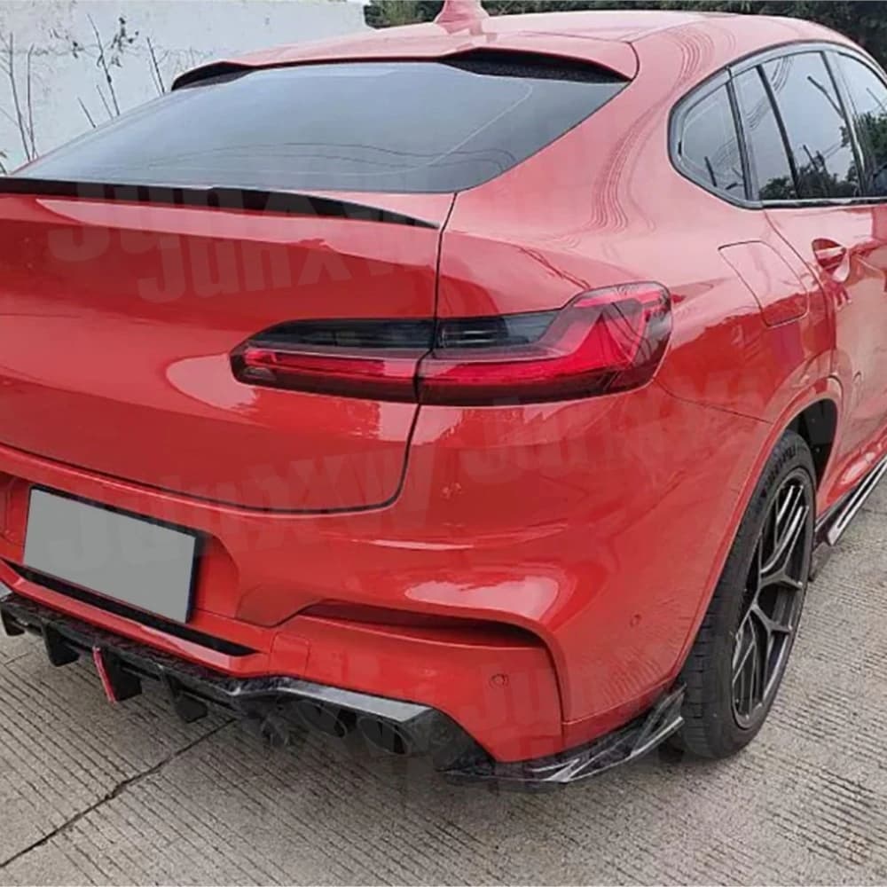 for BMW X4 F98 X4M 2019-2021 Rear Diffuser Spoiler Side Splitters Canards Flaps Car Bodykits Car Styling
