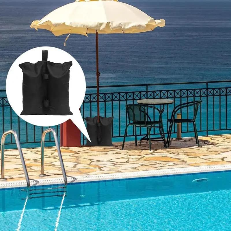 Pesi per baldacchino Sacchetti di sabbia Sacchetti per pesi per tenda pop-up per baldacchino Confezione da 4 sacchi di sabbia per ombrelli impermeabili per supporto per fondale Treppiede per foto