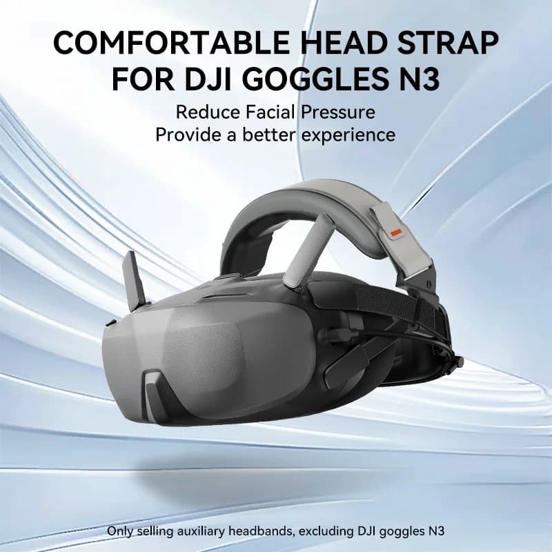 RCSTQ per DJI Neo Goggles N3 Fascia ausiliaria per occhiali Avata 2 N3 Fascia comoda per alleviare la pressione Accessori per droni