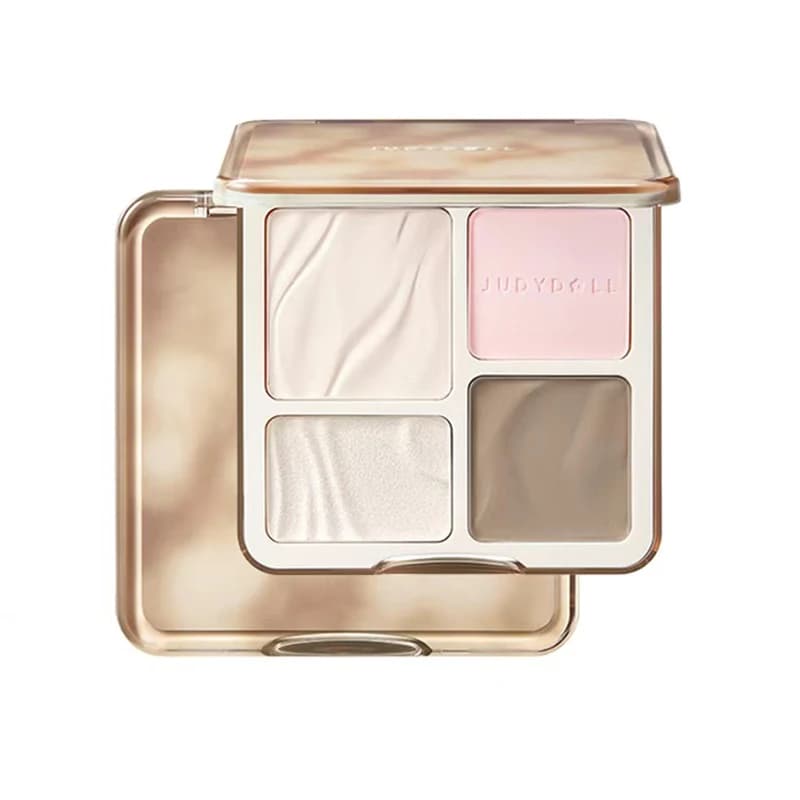 Judydoll Contouring Bronze Makeup Face Palette Matte Highlighter Brighten Facial Powder fard Illuminator Powder Shadow