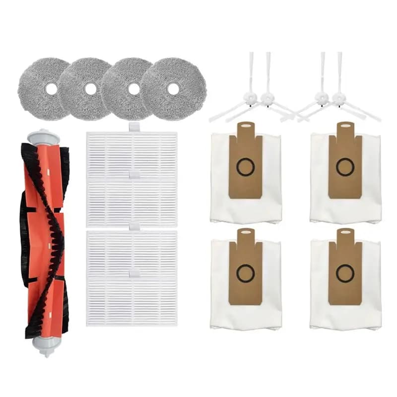 Accessori ABUP per Lydsto W2, Kyvol Cybovac S60, AICLE INS-200, Inic IX10 Robot Aspirapolvere - Ricambi: Sacchetto Polvere, Filtro, Panno Lavapavimenti