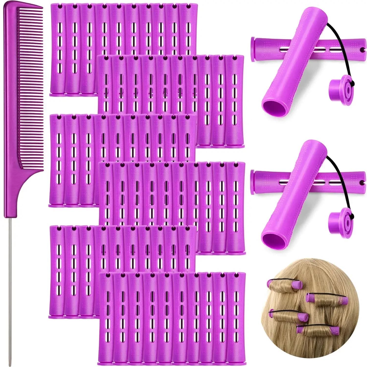 60 pieces bars for permanent hair set rods for permanent cold wave bigodini for bigodini hair salon for hairdresser tool for styling hair curlers