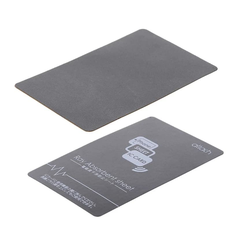 Paster adesivo NFC magnetico Anti-metallo grigio per iPhone cellulare Bus scheda di controllo accessi IC Card Protection Supplies
