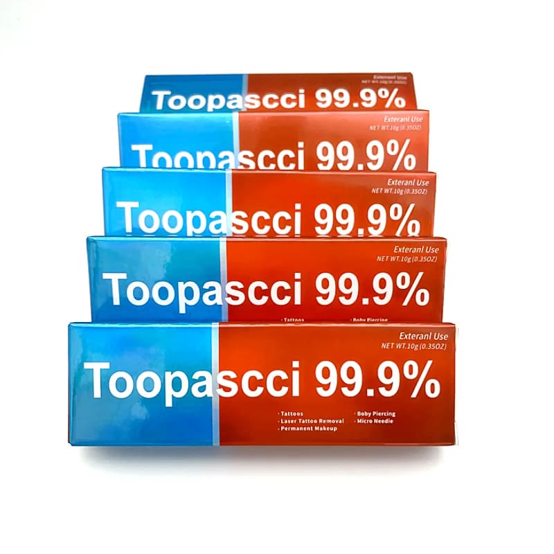 2025 New Original Toopascci 99.9% Tattoo Cream Before Surgery Semi Permanent Makeup Beauty Body Eyebrow Lips Liner 10g