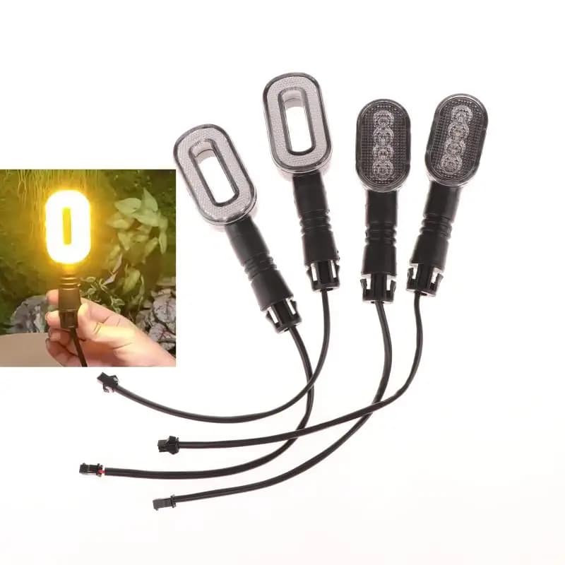 2PCS 36V/48V/60V/72V Bicicletta Indicatori di direzione Corno Fanale posteriore Luce bici Lampada di avvertimento per acceleratore elettrico Moto Scooter parti