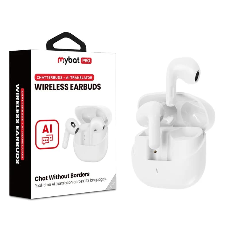 Auxiliary for real time AI translation 143 languages 27 hours playback Translator Auxiliary wireless Bluetooth headphones for APP