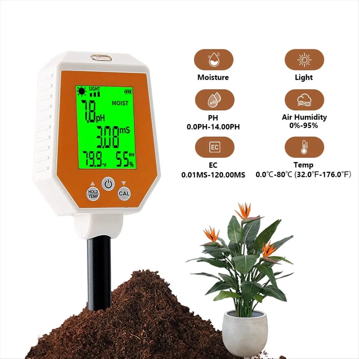 T64C! Telecamera con Faretto WiFi Tuya 3MP, Impermeabile per Esterni, Lampada da Giardino 10W, Protezione e Sorveglianza, Spina EU