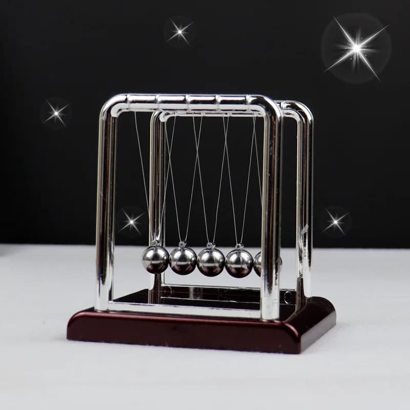 Physical Science Toy Newton Balance Pendulum Ball Collision Energy Conservation Law Ball Office Desktop Decoration Holiday Gift