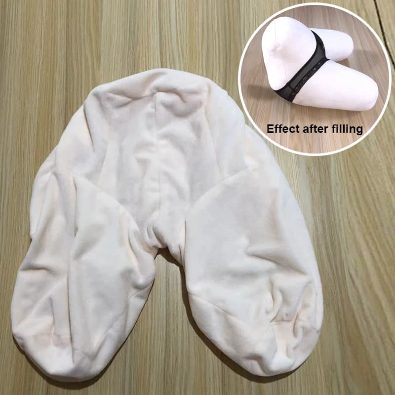 Copricuscino in tessuto elasticizzato in flanella per manichino creativo a forma di fianchi, con ampia circonferenza, a forma di L, per cosplay e decorazione, morbido e lavabile
