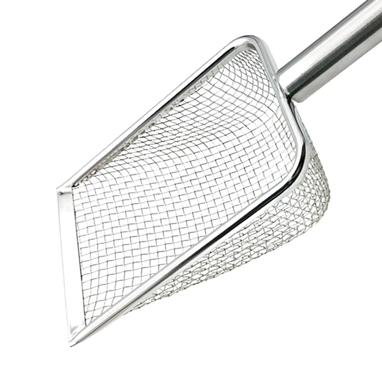 Cat Litter Scoop, Cat Litter Scoop with Handle, Pet Litter Sifter, Metal Cat Scoop
