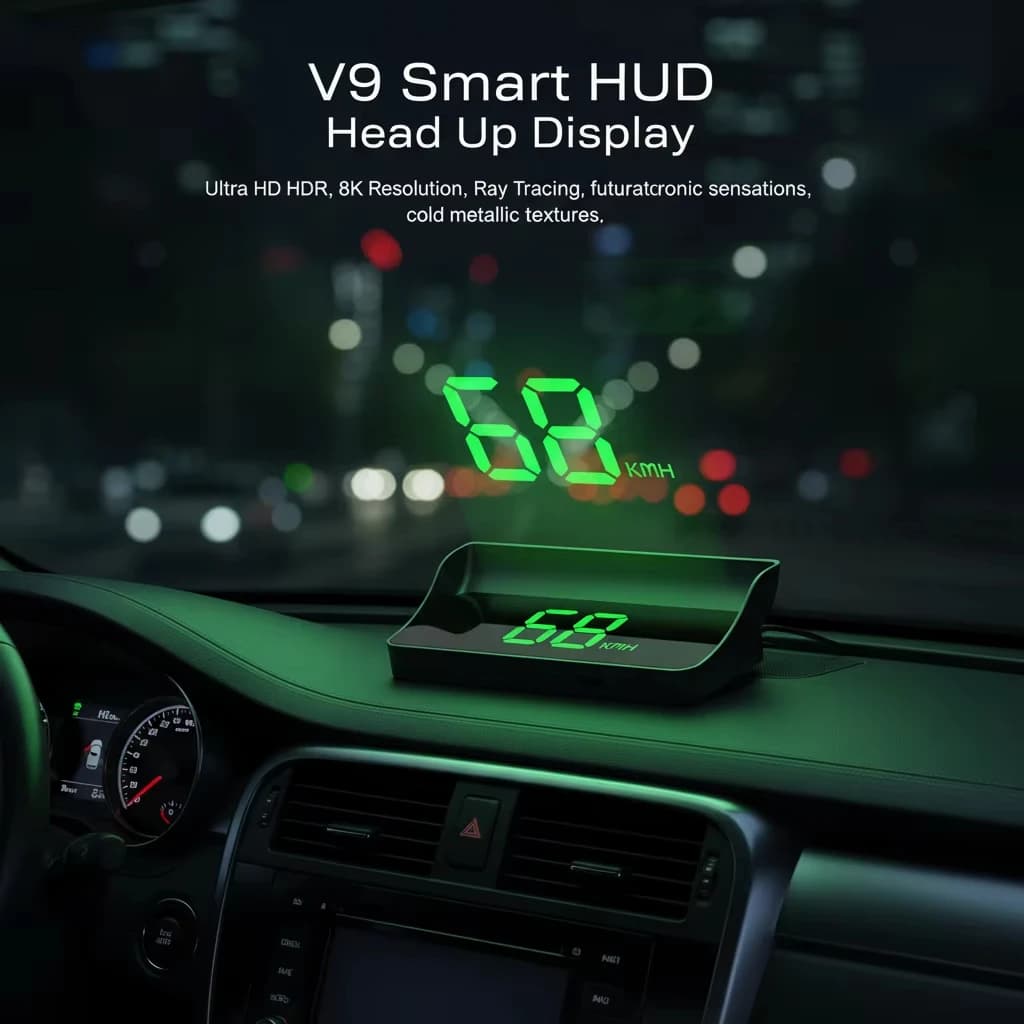 HUD GPS per auto display a testata contachilometri digitale proiettore per parabrezza veicoli camion accessori elettronici auto