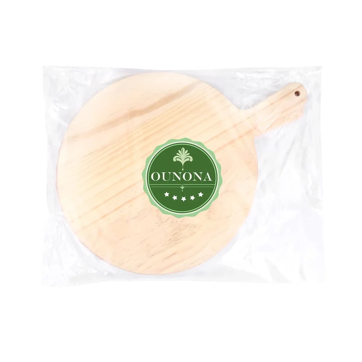 11 Inch Natural Wood Pizza Peel Paddle Tray for Oven Transfer Baking Homemade Pizza Bread Pastry Cheese Cutting Board Restaurant