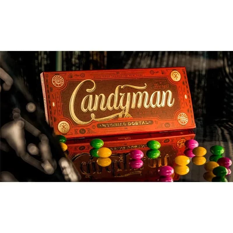 Candyman di Tobias Dostal Close Up Magic Trick Mentalismo Magia Magia Magie Magicians Prop Accessorio Illusion Gimmick