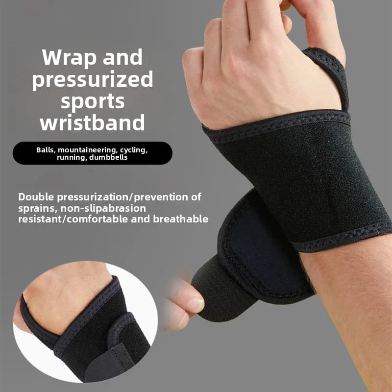 Supporti Regolabili per Polso, Fasce Sportive per Badminton, Basket, Pallavolo, Fitness, Sottili e Compressive