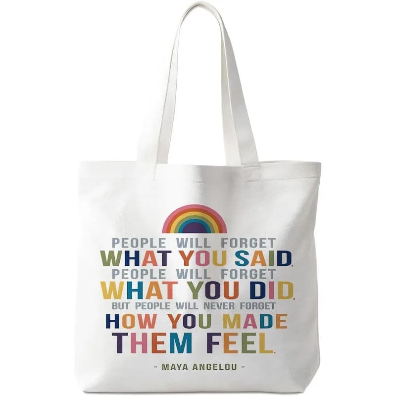 Tote Bag Gifts for Women, Canvas Tote Bags, Reusable Grocery Shopping Bag