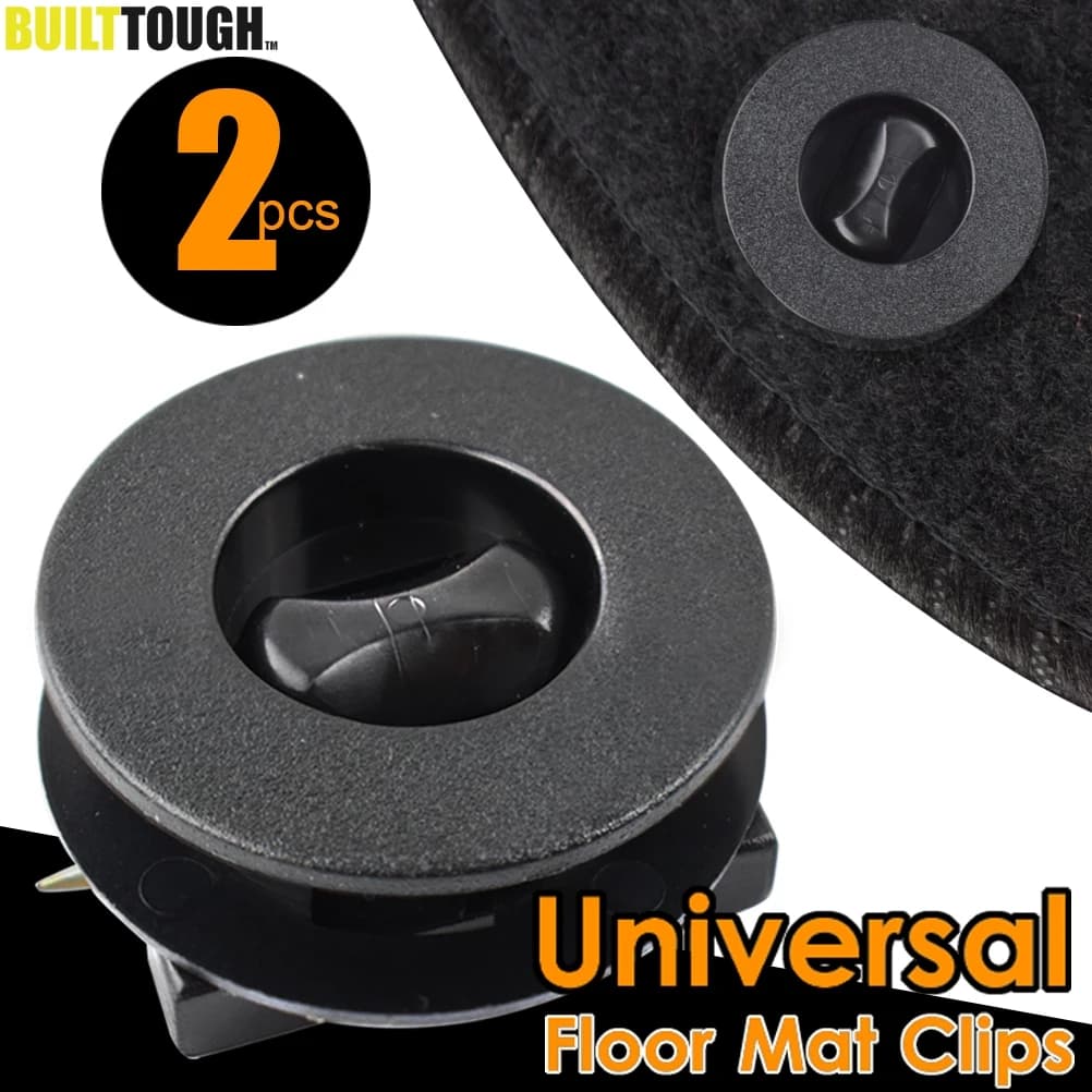 Universal Car Tappetino Fastener clip twist lock Carpet fissaggio Morsetti Fibbie Ganci Pavimenti titolari Maniche 2X Accessori Auto