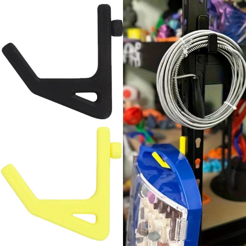 Ganci per scaffali da 5/10 pezzi, per garage, giardino, officina, organizer per scaffalature, per vestiti, cappelli, attrezzi, motoseghe, attrezzature