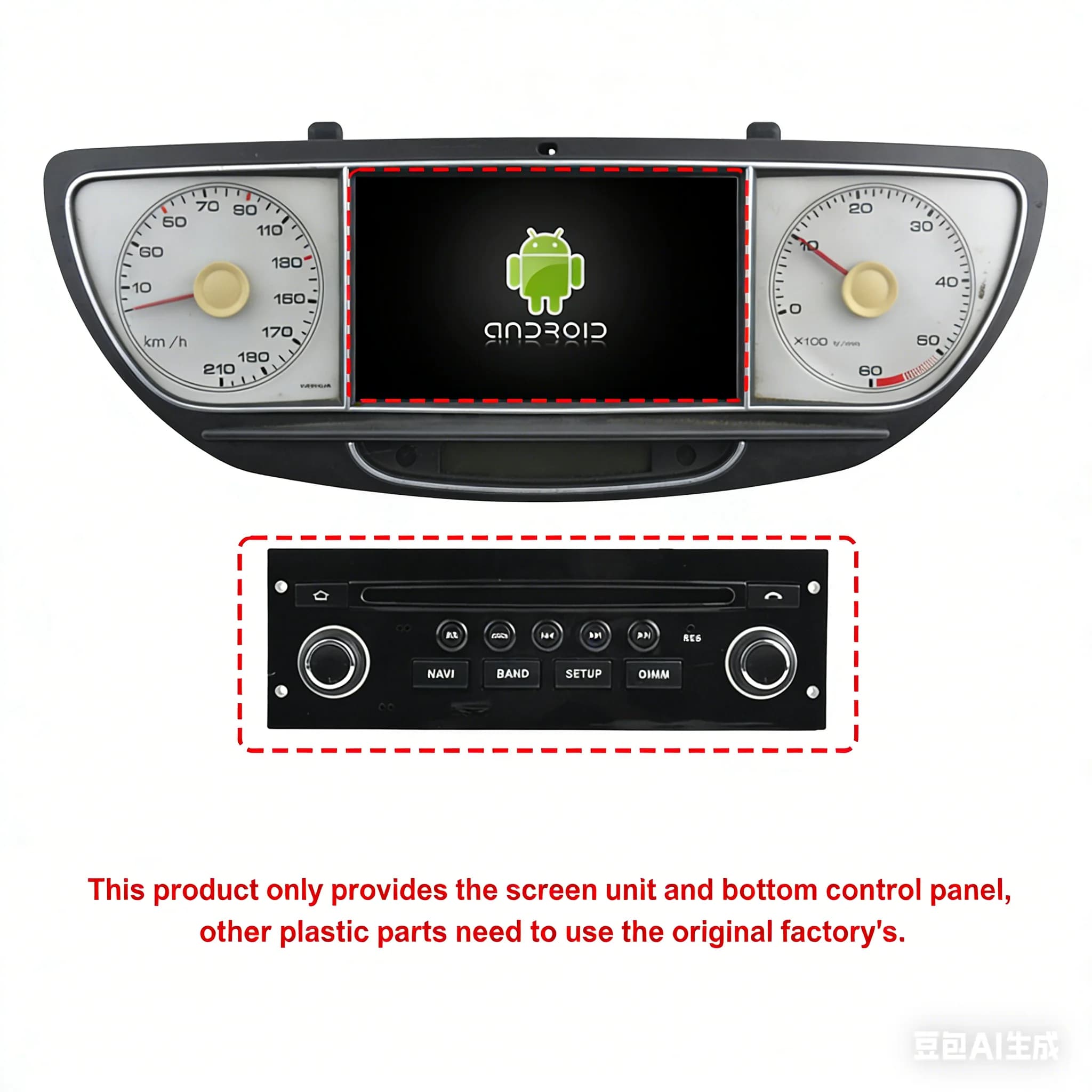 7 Inch Car Radio OEM Style without DVD Deck For Peugeot 807 CITROEN C8 2002 2003-2014 Car Multimedia Stereo GPS CarPlay Player