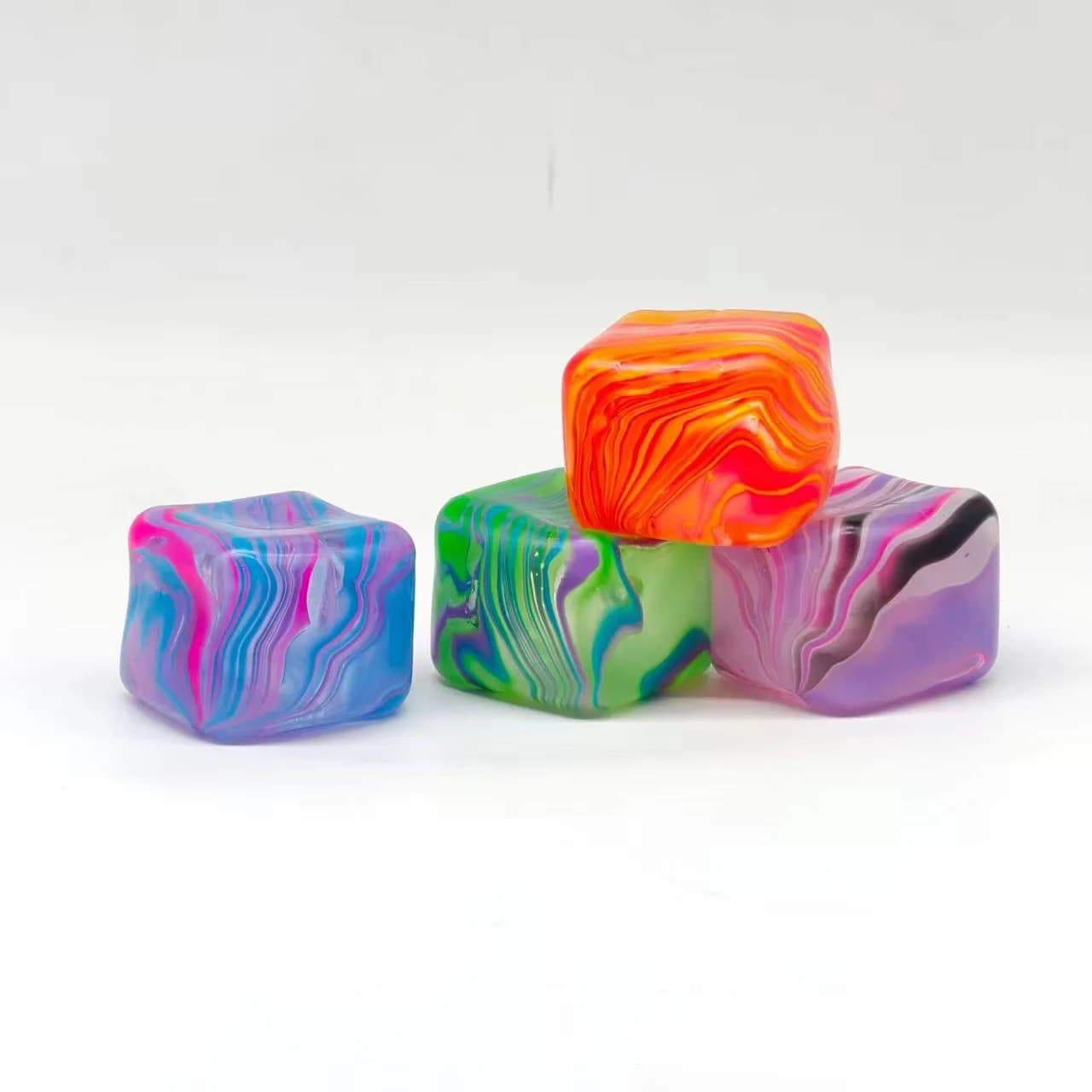 Needoh Snowflake Ice Cube Malt Sugar Squishy Blind Box: Giocattolo Antistress Rilassante con Materiale Rimbalzante e Sensazione Confortevole