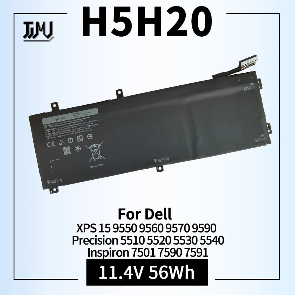Batteria per Laptop H5H20 per Dell XPS 15 9550 9560 9570 9590 precisione 5510 5520 5530 5540 Inspiron 7501 7590 7591 serie