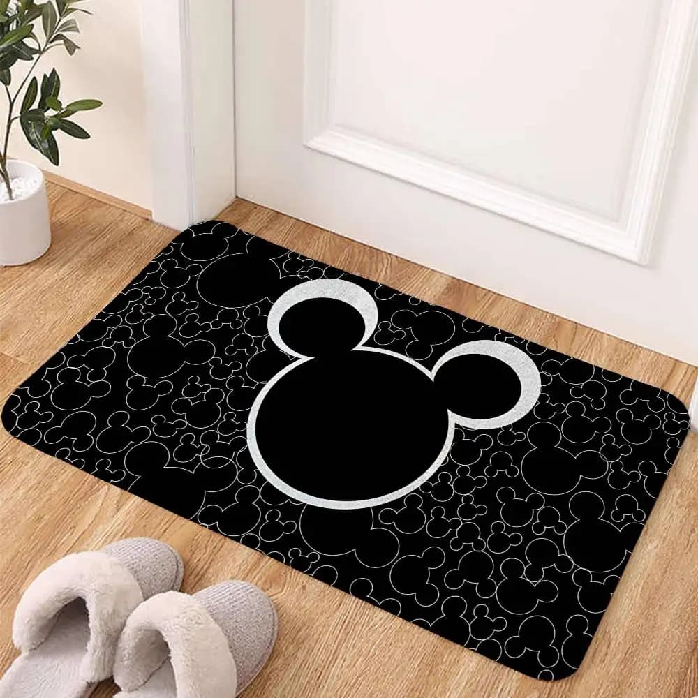 Tappeto Mickey, tappetino antiscivolo per bagno, tappetino per porta, tappetino decorativo per la casa, tappetino per porta d'ingresso, tappetino antigraffio