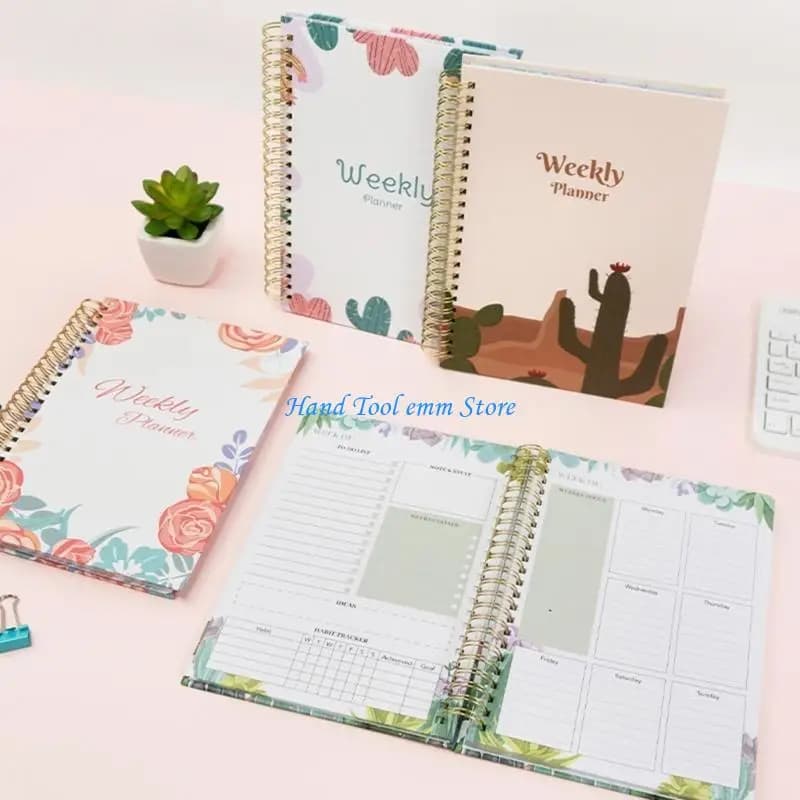 H37F Planner Agenda giornaliera Studenti Orari Cancelleria Materiale scolastico per ufficio
