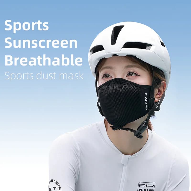 Anti-UV Breathable Cycling Face Mask High Elastic Unisex Sports Mask Dustproof Running Hiking Mask