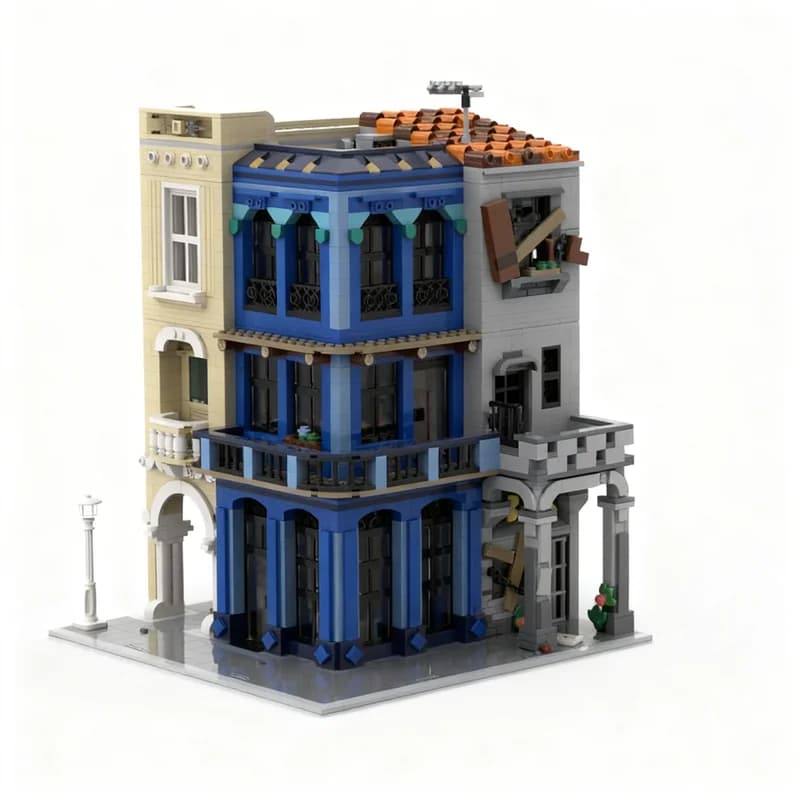 2906pcs MOC Modular Buildings Modular Cubahouse Model Building Blocks DIY Art 3D Idea Creative Craft Birthday Brick Assemble