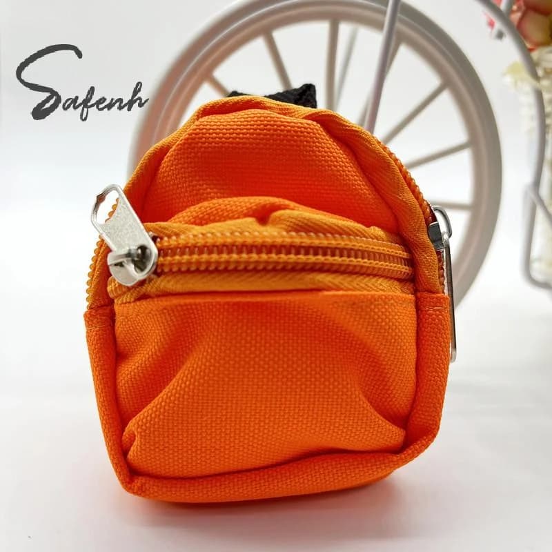 Zipper Small Wallet KeyChain Mini Backpack Charms Key Chain Pendant Bag Ornaments KeyRing Student Gift Accessories