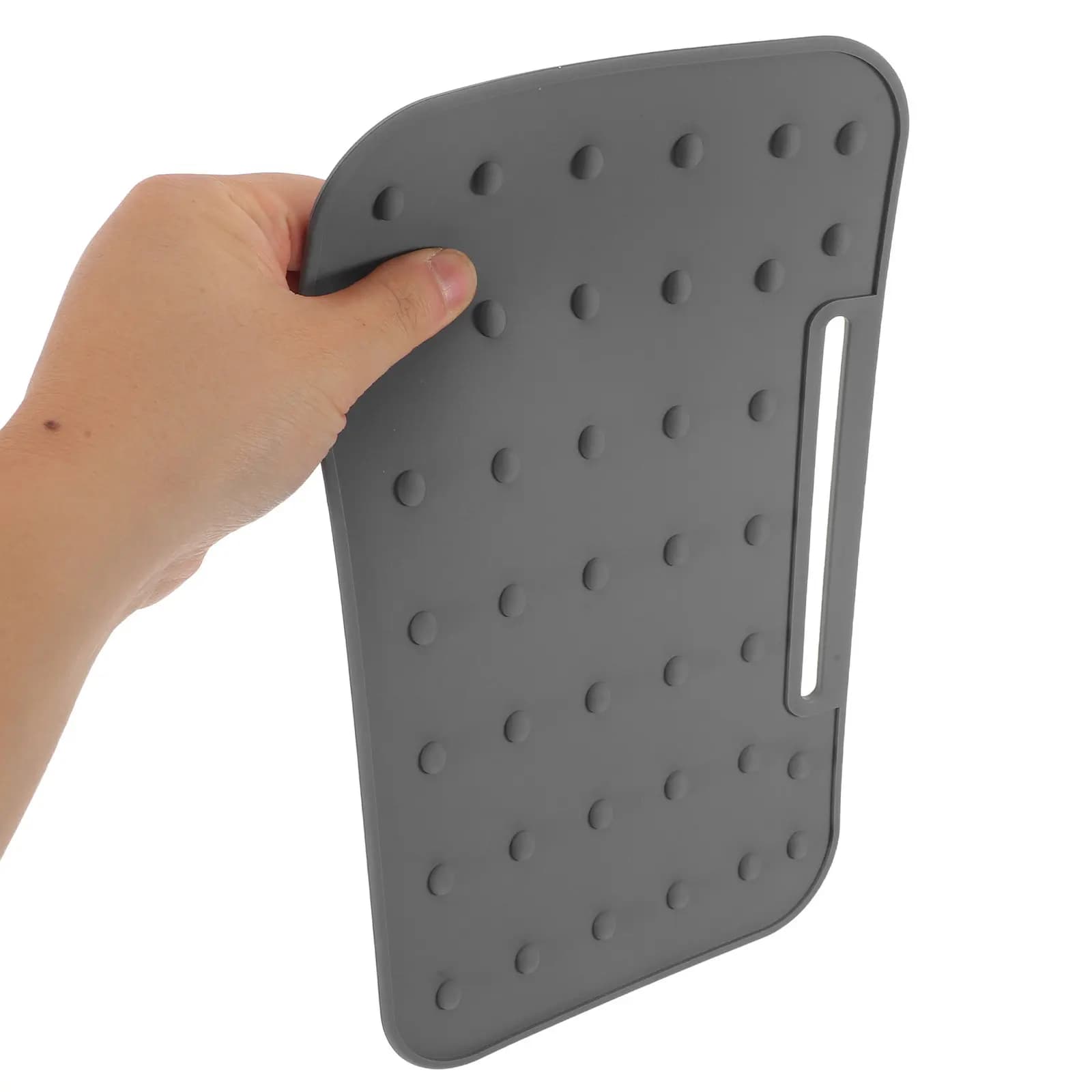 Tappetino per Ferro da Stiro: Tappetino Portatile in Silicone Resistente al Calore con Foro per Appendere, Riutilizzabile per Lavanderia