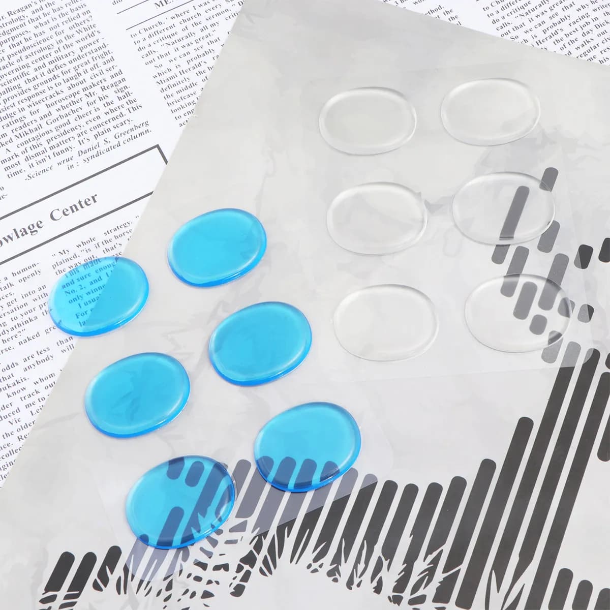 30 Pezzi Smorzatori per Batteria, Cuscinetti in Gel Adesivo in Silicone per Batteria e Piatti, Riduzione del Rumore, Cuscinetti Silenziosi, Silenziatori per Batteria, Controllo del Tono