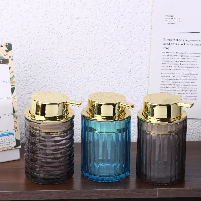 Dispenser per schiuma a mano da 250 ml Bottiglia di schiuma di sapone Contenitore per lavaggio a mano Dispenser di design in schiuma Decorazione da appoggio