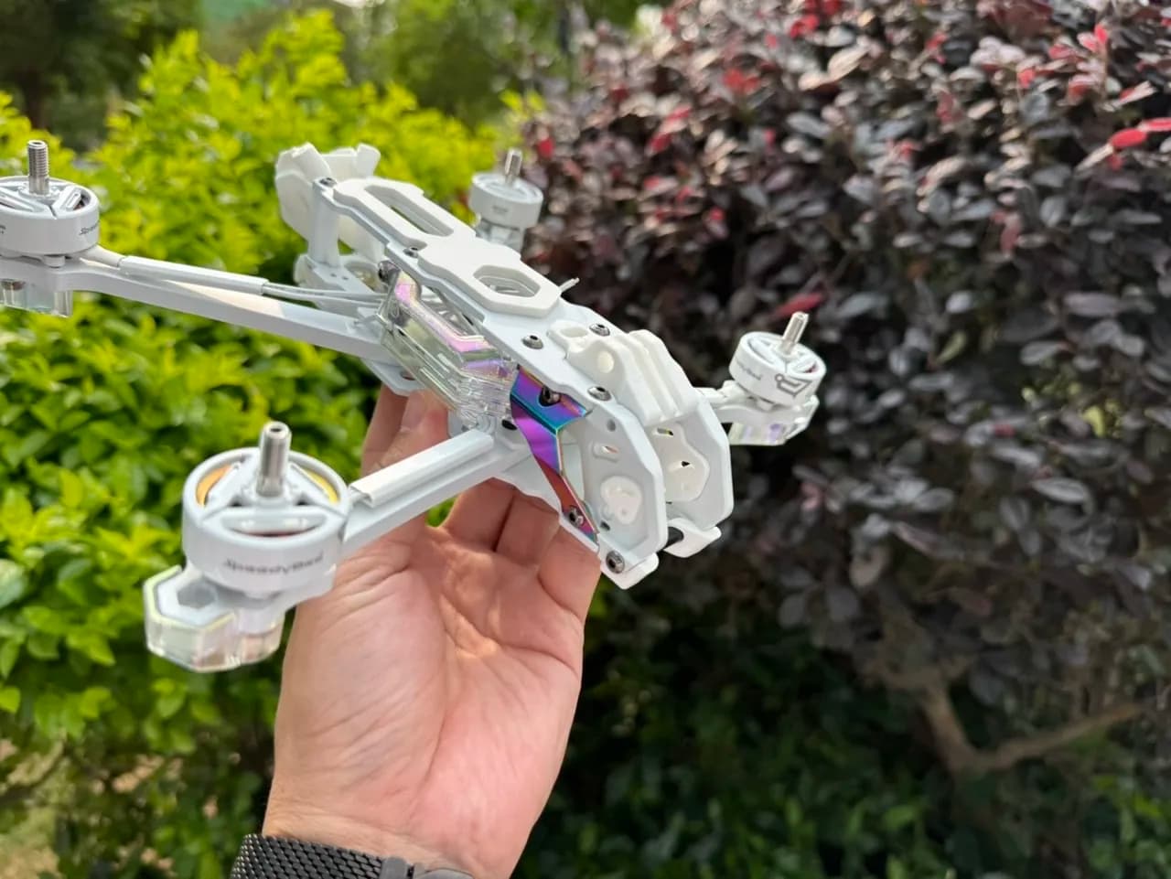 Nuovo Design SpeedyBee Mario 5 Kit Telaio Bianco Non Assemblato come Componenti FPV Fai-da-Te