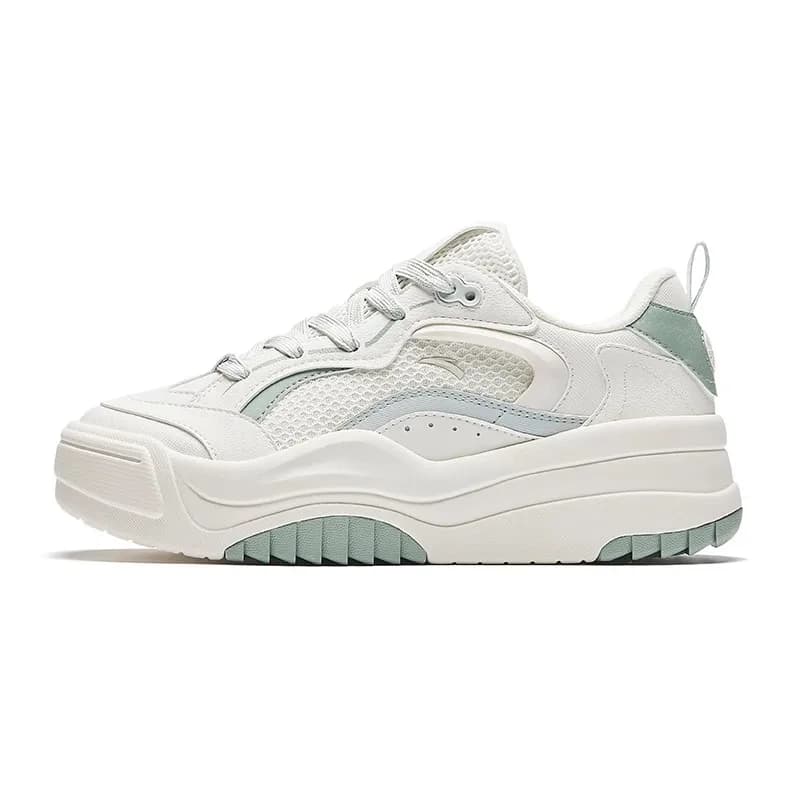 ANTA Wave Shoes, Scarpe da tavola con suola spessa e taglio basso Scarpe da skateboard alla moda estive da donna, Scarpe sportive casual versatili da donna